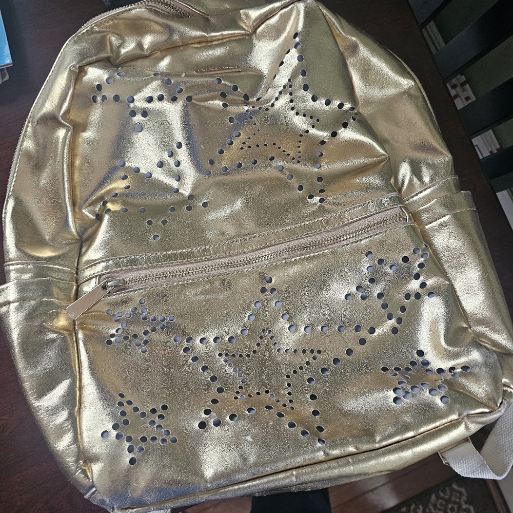Packed Party bookbag gold